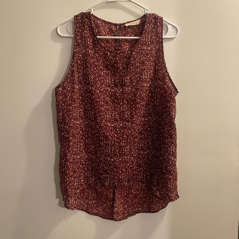 Sophie Rue sleeveless blouse sz XL